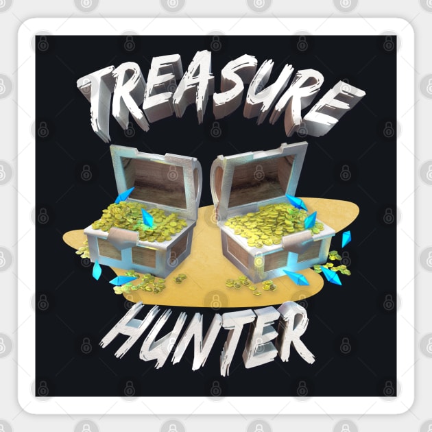 treasure hunter Magnet by Nakano_boy